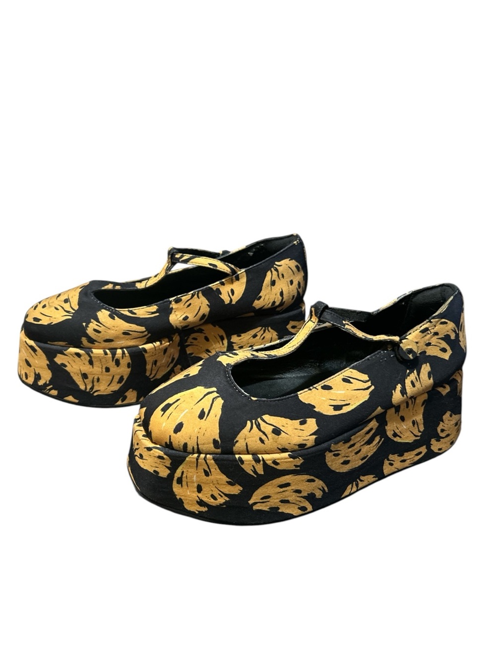 Farm Rio Black Bananica Bunch Platform Ballerina Mary Jane / Women’s Sz 7.5 US - Picture 11 of 14
